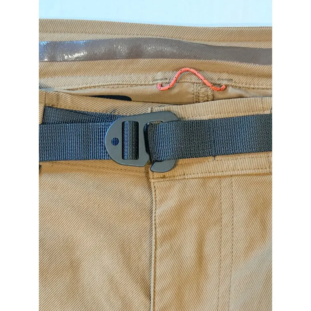 KETL Mountain Apparel Trail Pants Brown L 32 Hiking MTB Stretch Outdoor Belt